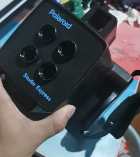 宝丽来4眼撕拉片相机  光圈调节拨杆没了，...