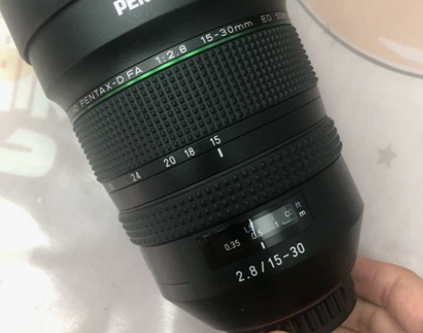 宾得 15-30/2.8  镜头 外观成色...