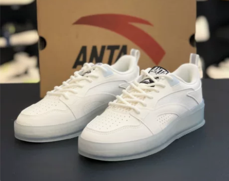 安踏果冻底女板鞋2022新款夏季透气时尚潮...