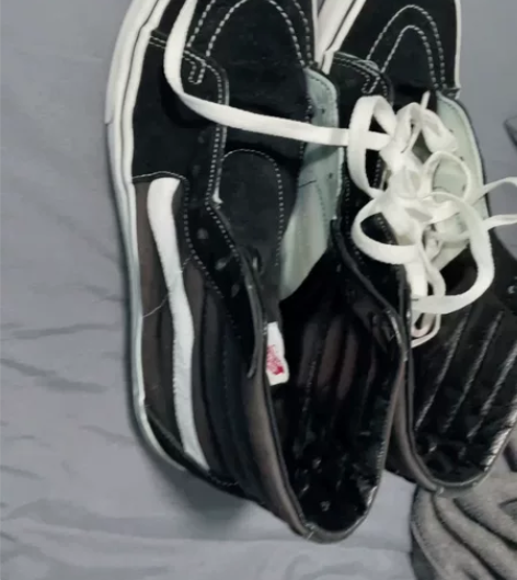 Vans Sk8Hi经典款 高帮休闲板鞋 ...