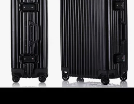 波米铝框行李箱女男拉杆箱万向轮28旅行密码...