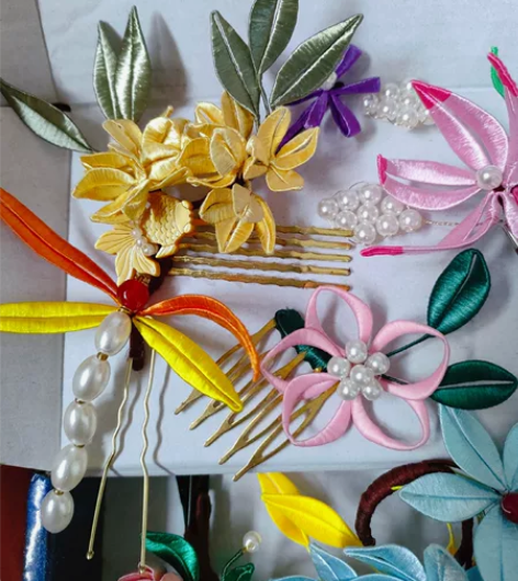 【11件套缠花透明福袋】原创缠花福袋古风非...