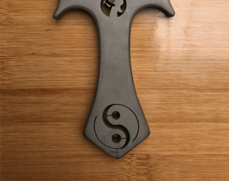 不锈钢免绑弹弓扁皮弹弓外宽80，撑头20，...