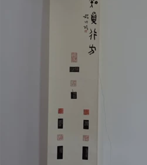 西泠印社蒋瑾琦鸟虫篆印屏卷轴 6方纯手工整...