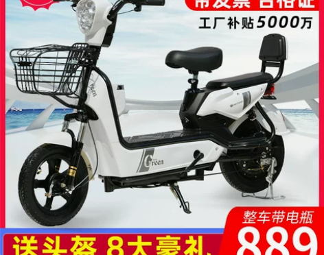 电瓶车长跑王电动车新国标电动自行车成人电车...