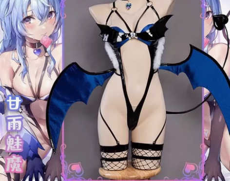 出悠窝窝甘雨魅魔+ND家假发 衣服M码没有...