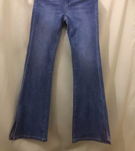 微喇牛仔裤女冬年新款爆款高腰显瘦马蹄喇叭裤...