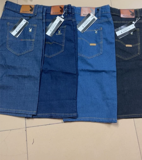 全新正品包邮 夏季薄款短裤男六分牛仔裤直筒...
