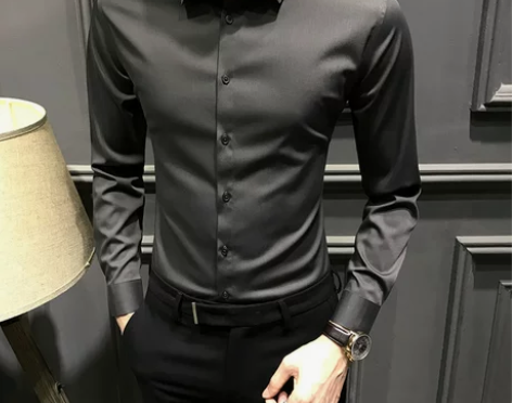 冬季高级加绒衬衫男长袖2022新款加厚保暖...