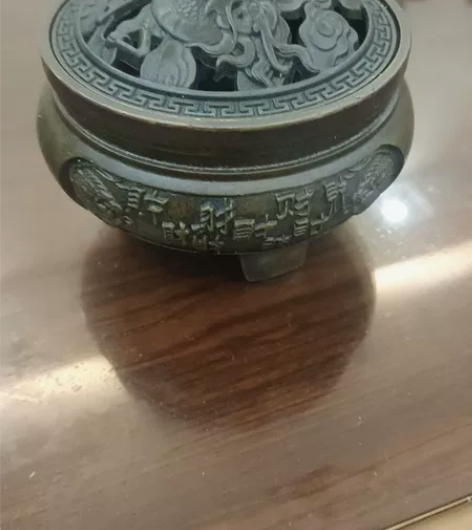 纯黄铜薰香炉 感兴趣的话点“我想要”和我私...