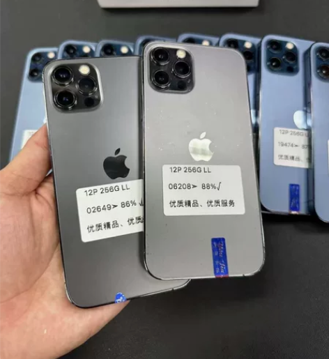 苹果12pro黑内存256g二手手机国行只...