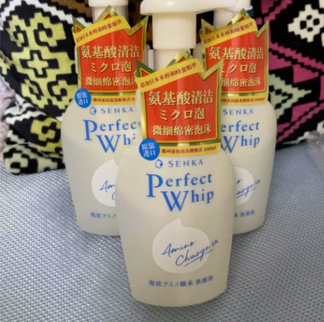 珊珂日本进口米粹氨基酸洁面慕斯温和洗面奶男...