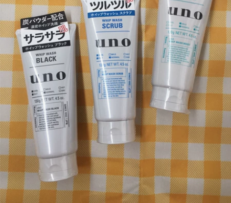 日本资生堂uno吾诺男士洗面奶洁面乳控油深...