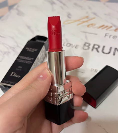 迪奥丝绒哑光口红999 交换来的，被骗了 ...
