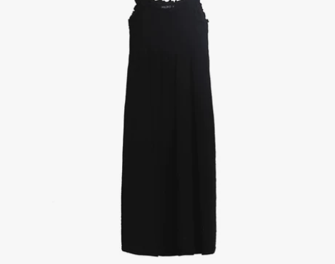 2018新PDSZR度假木耳荷叶小飞边黑色...