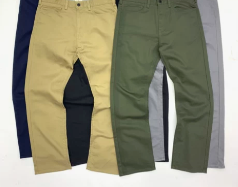 宽松直筒休闲裤男小李旗下钩子卡其工装裤纯棉...