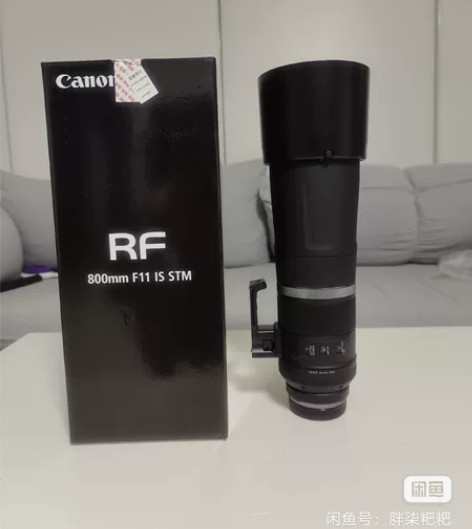 佳能rf800f11 镜头 箱说全 国行未...