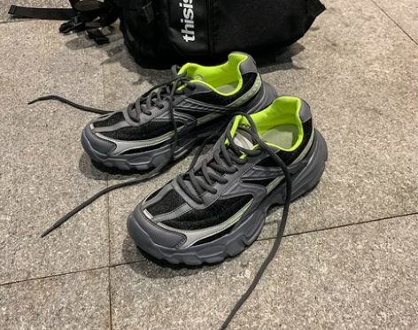 鞋子男潮鞋2021春夏新款厚底运动休闲鞋男...