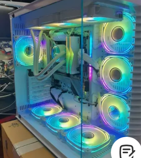 全新海景房机箱 不含风扇 不包邮感兴趣的话...