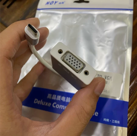 type-c转换器VGA 连接显示器电视电...