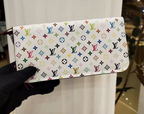 LV路易威登 白三彩钱夹钱包手拿包 便宜出...