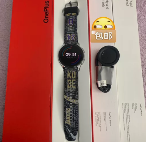 一加oneplus watch手表黑色，保...