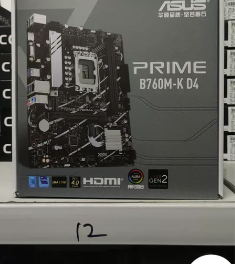 华硕b760m-k d4主板 支持argb...