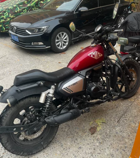 复古摩托钱江202  19年车21年六月份...
