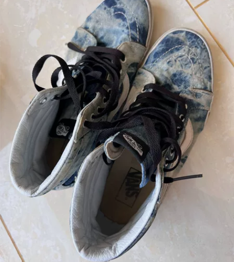 vans帆布sk8-hi板鞋，鞋码42.5...