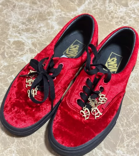 vans era 万斯 红丝绒限量鞋 非常...