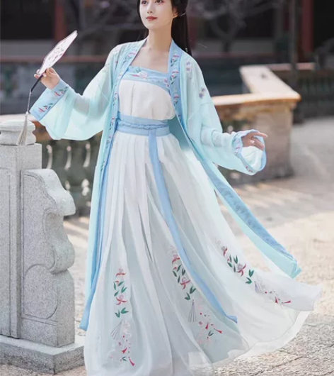 珍缕【伴兮】正品原创宋制汉服女闺蜜褙子吊带...