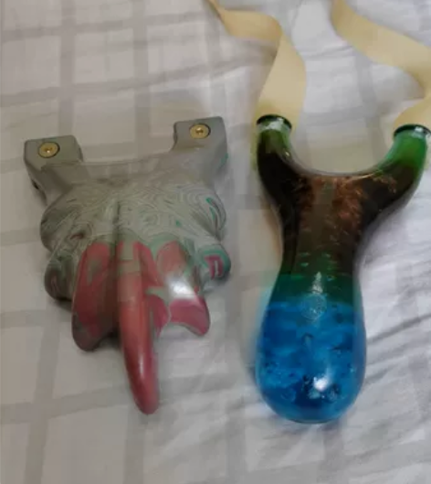 大熊胖爪弹弓聚碳树脂高背快压高精准度新款弹...