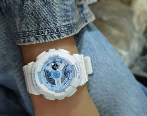 卡西欧BABY-G蓝白哆啦A梦皮卡丘联名运...