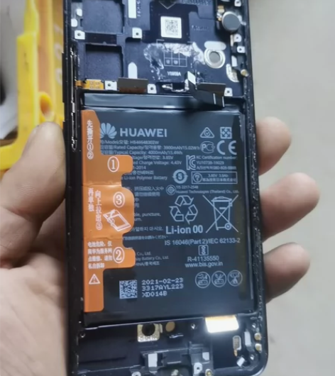 华为nova7屏幕总成，黑屏了，其他都是好...