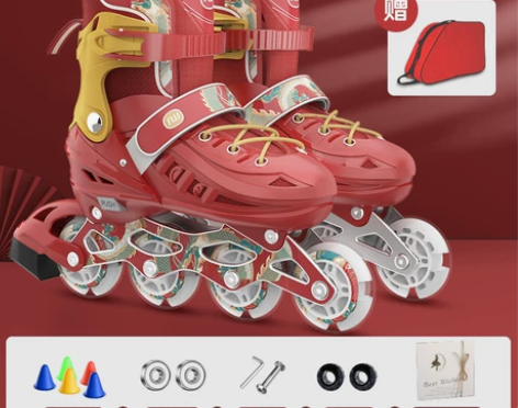 斯威溜冰鞋儿童轮滑鞋初学者品牌男童女童正品...