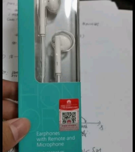 荣耀原装三键线控带麦3.5插头半入耳式耳机...