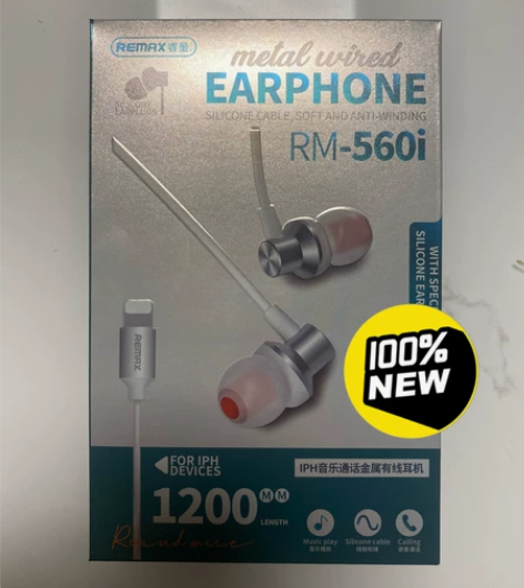 REMAX睿量有线耳机 IPH音乐通话金属...