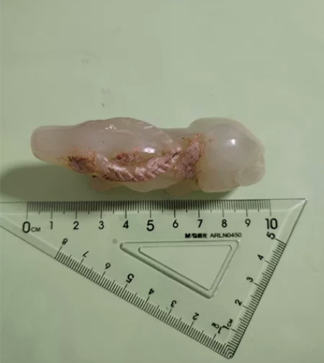 玉雕，不知道什么动物，玉质不详！90包邮 ...