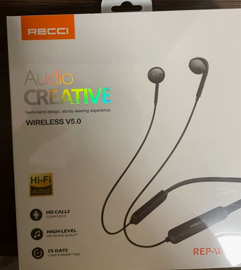 锐思Recci REP-W09颈挂式运动蓝牙舒适耳机半入耳式... 锐思Recci REP-W09颈挂式运动蓝牙舒适耳机半入耳式...