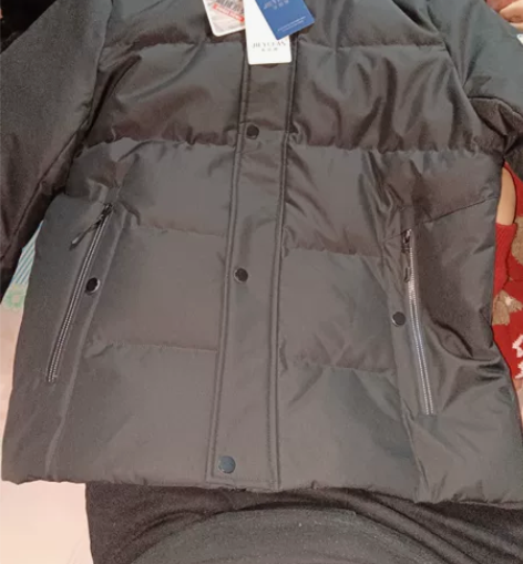 全新男士羽绒服，纯鹅绒的，给老爸买的码太小...