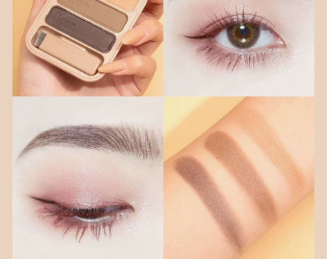 三色眉粉防水防汗不脱妆易上色 感兴趣的话点...