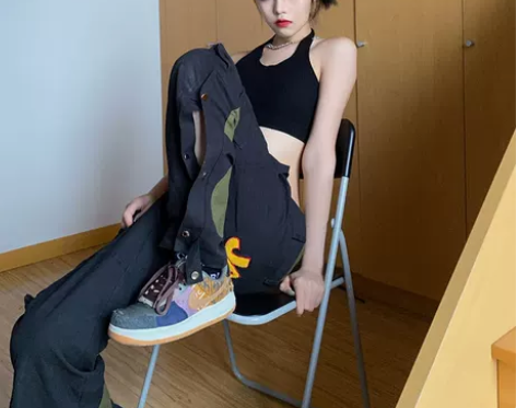 卡盛 休闲裤 尺码：l 裤长：96cm 腰...