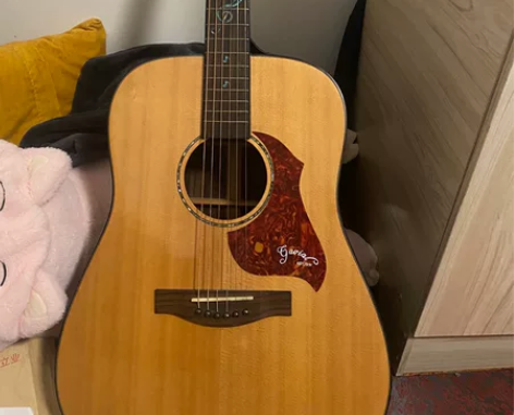 玫瑰木单板吉他，41寸，弦距很低，换副弦可...