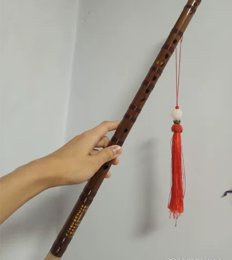 f调整根精制羊角笛 送装笛子的背筒 一包笛...