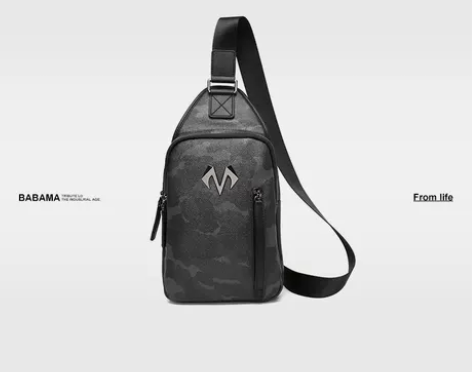 babama胸包男小背包个性潮牌ins潮腰...
