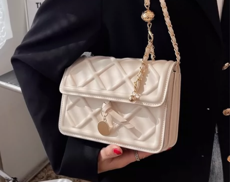 链条包包女新款潮时尚百搭ins斜挎包网红爆...