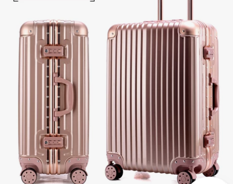 北爱铝框旅行箱包皮箱行李箱拉杆箱万向轮男女...