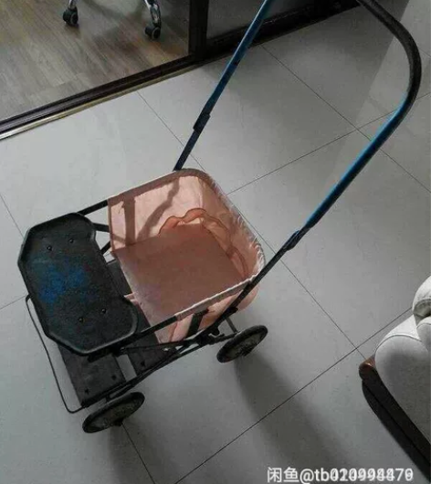 文ge时期婴儿推车完好 全金属车架 感兴趣...