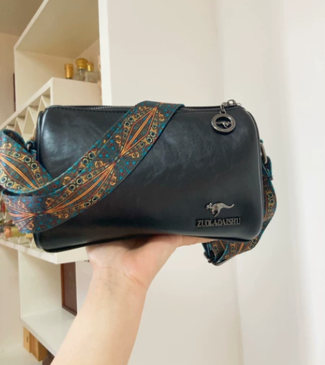 全新品牌正品包包特价清了黑色枕头包 纯色大...