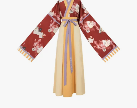 徐娇织羽集【打翻废纸篓 】汉服女晋制秋季交...